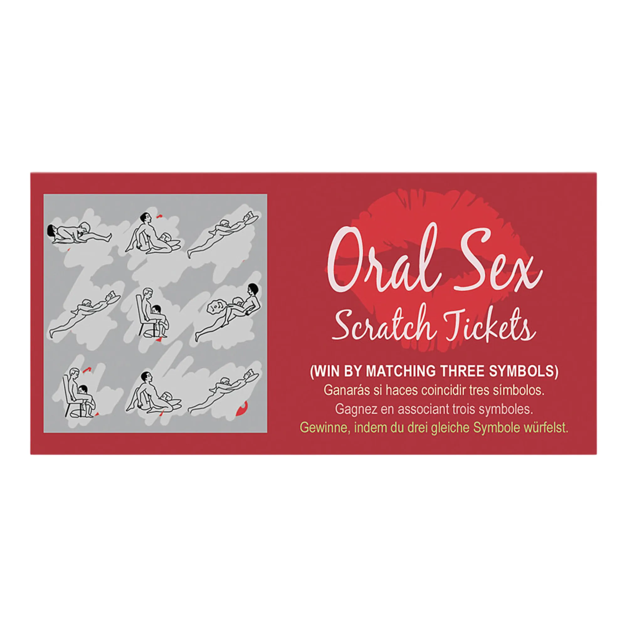 Oral Sex Scratch Tickets For Couples