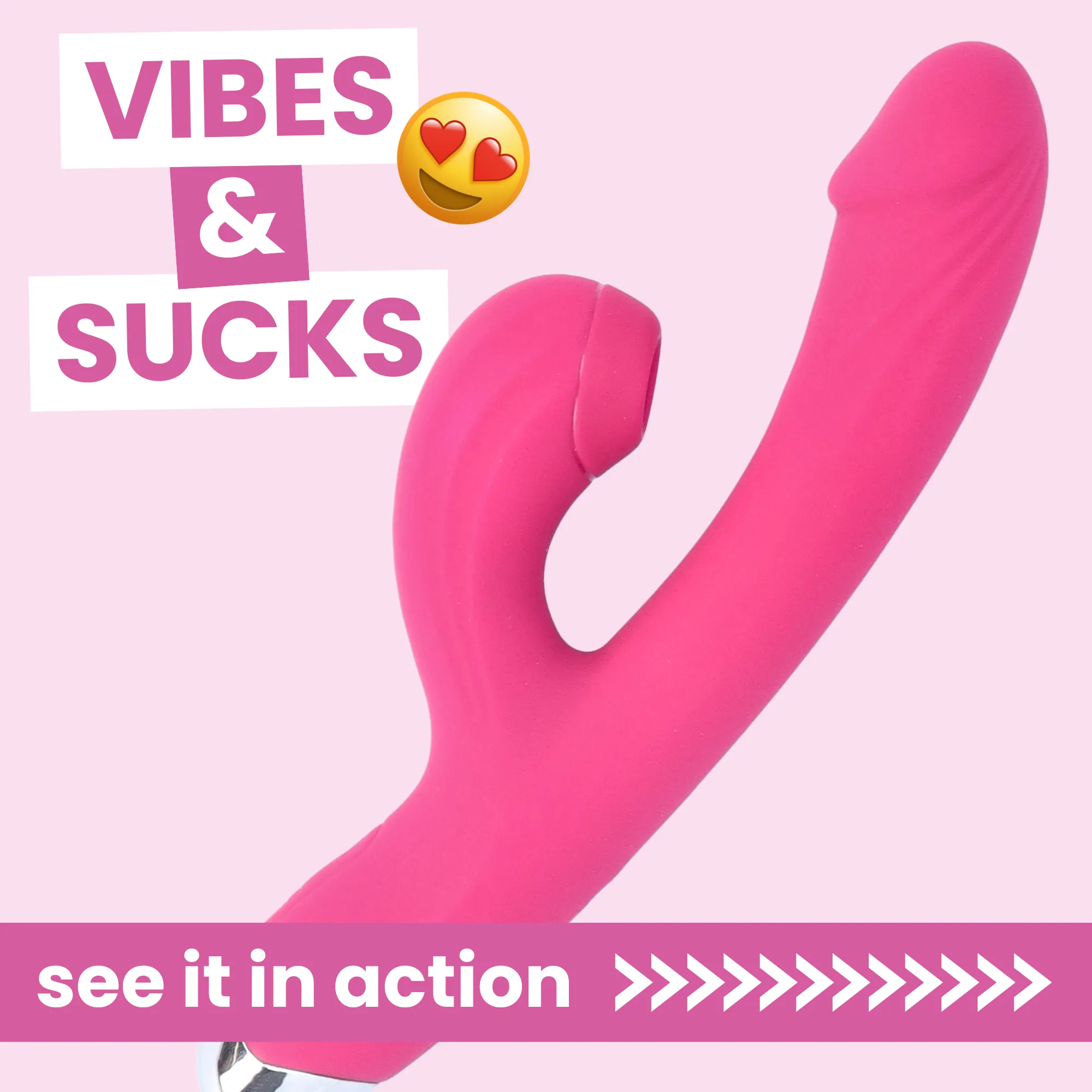 Pink Suction Rabbit Vibrator