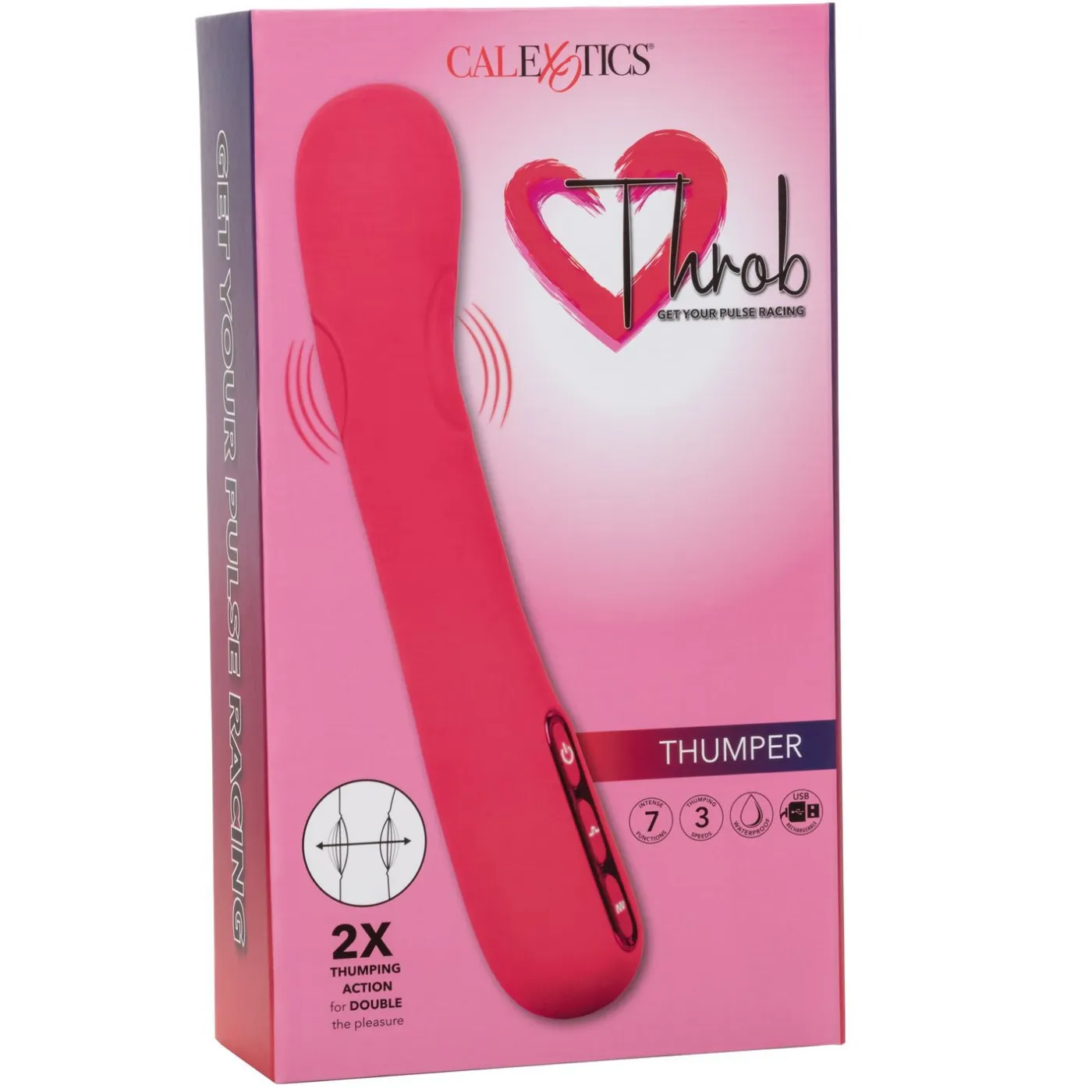 Powerful Thumping & Pulsing G-Spot Orgasm Vibrator