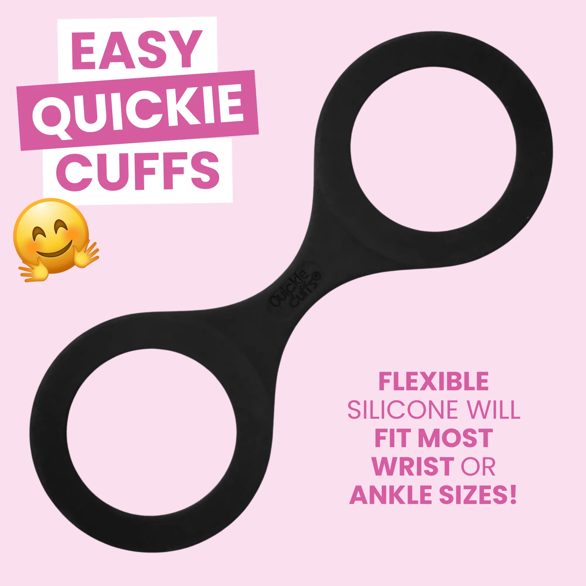 Quickie Cuffs Large - Black