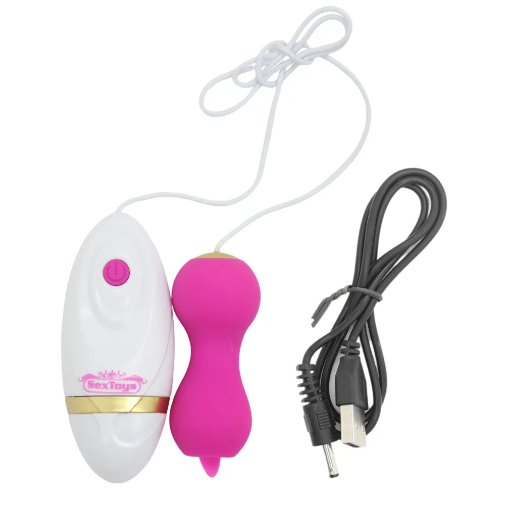 Rechargeable Vibrating Bullet with Tongue