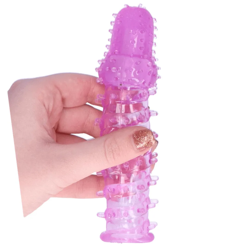 Ribbed Penis Extension With Pleasure Nubs