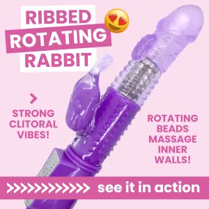Ribbed Rotating Rabbit Vibe