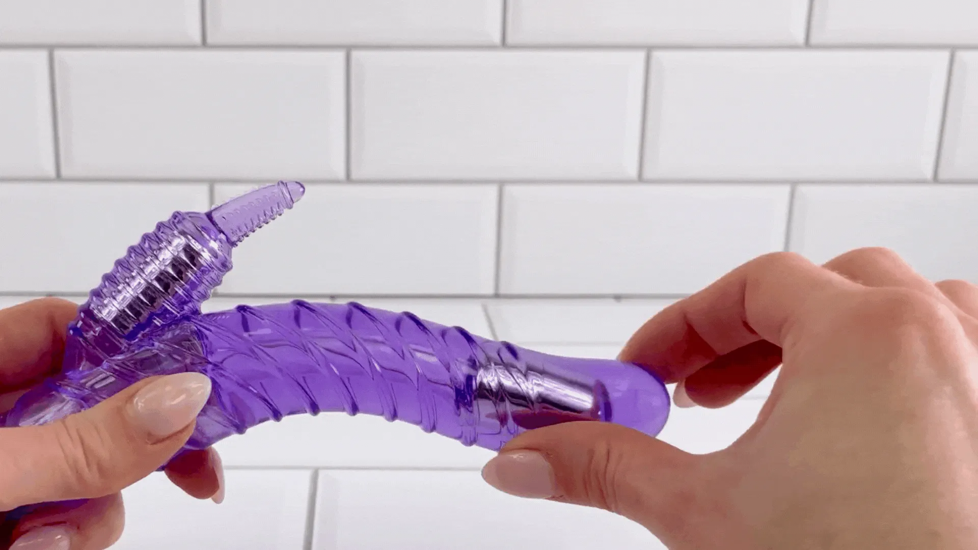Ringed Bath-Time Dual-Action Vibe - Have Better Orgasms In The Shower!