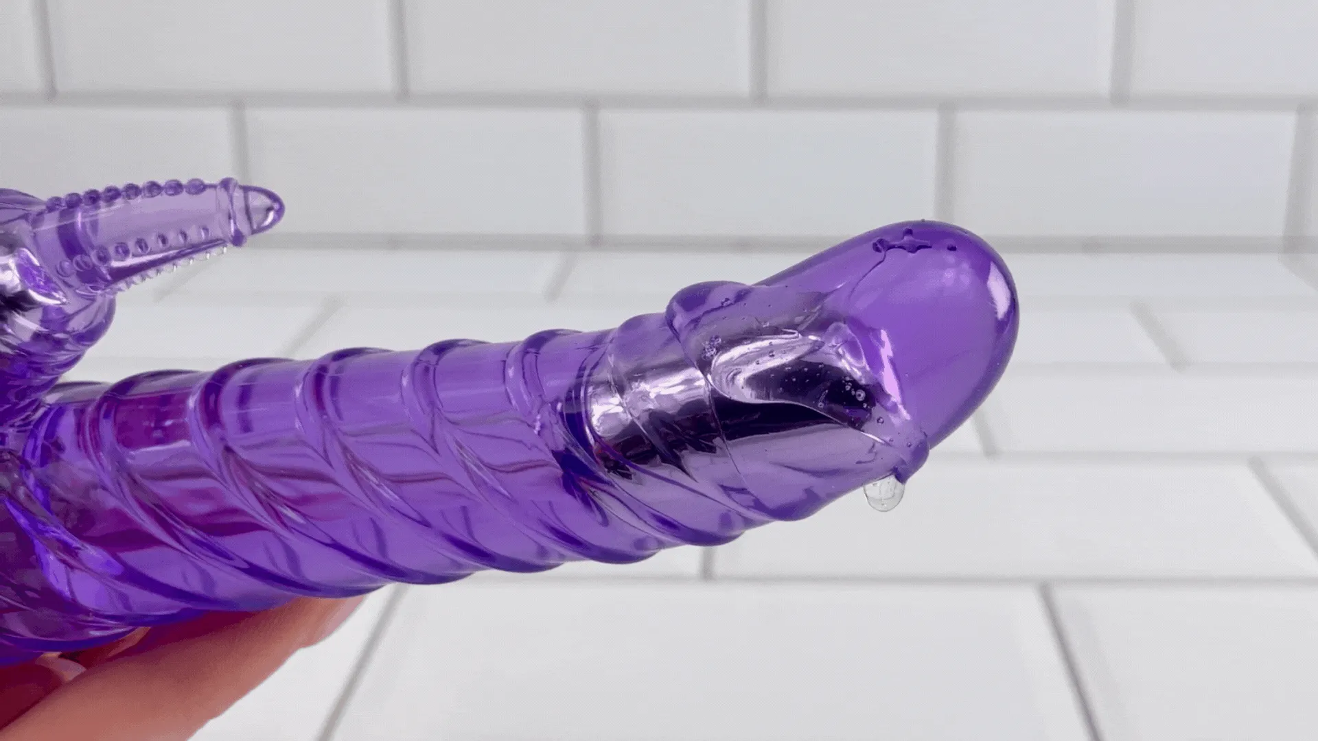 Ringed Bath-Time Dual-Action Vibe - Have Better Orgasms In The Shower!