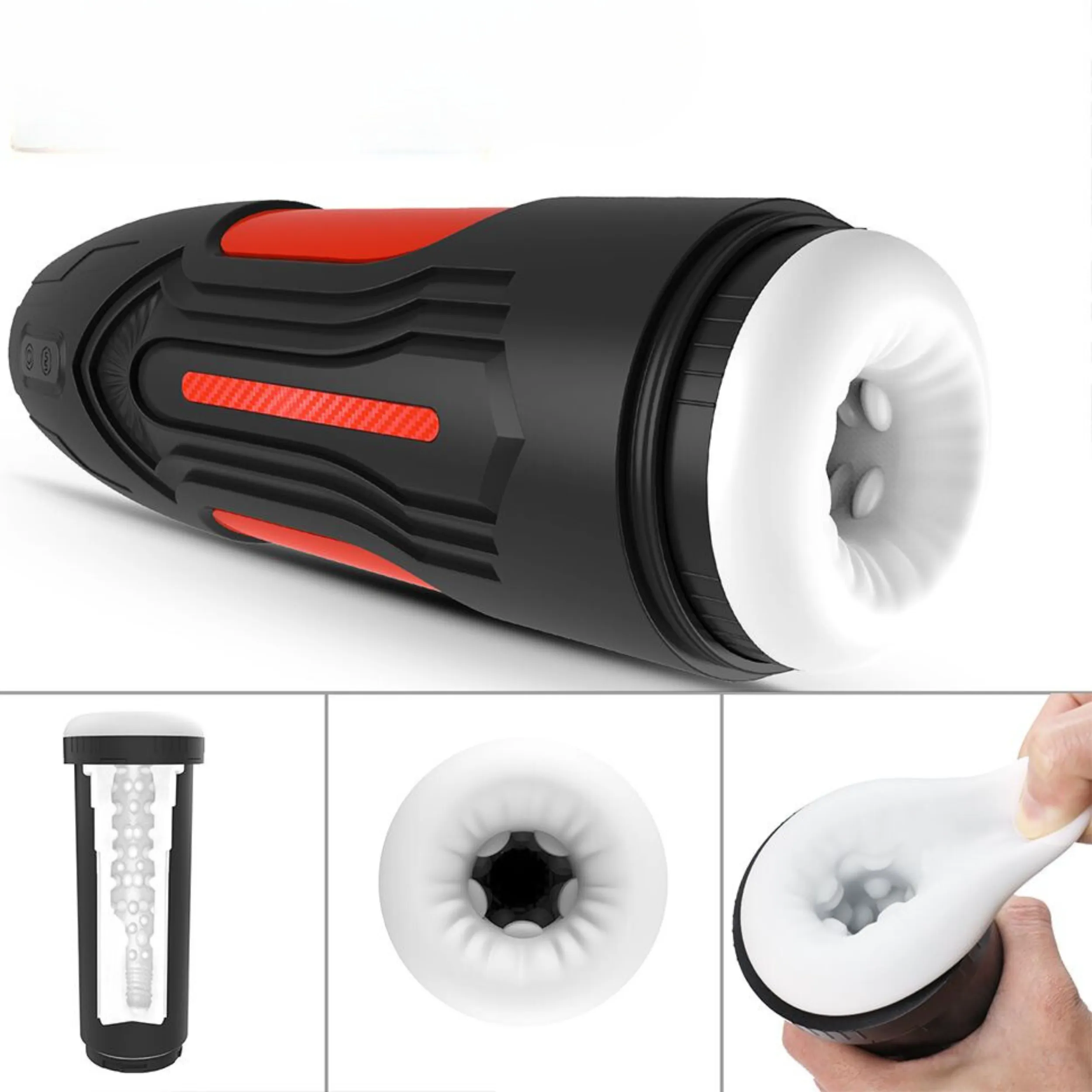 Robo Blow - Sucking and Vibrating Male Masturbator
