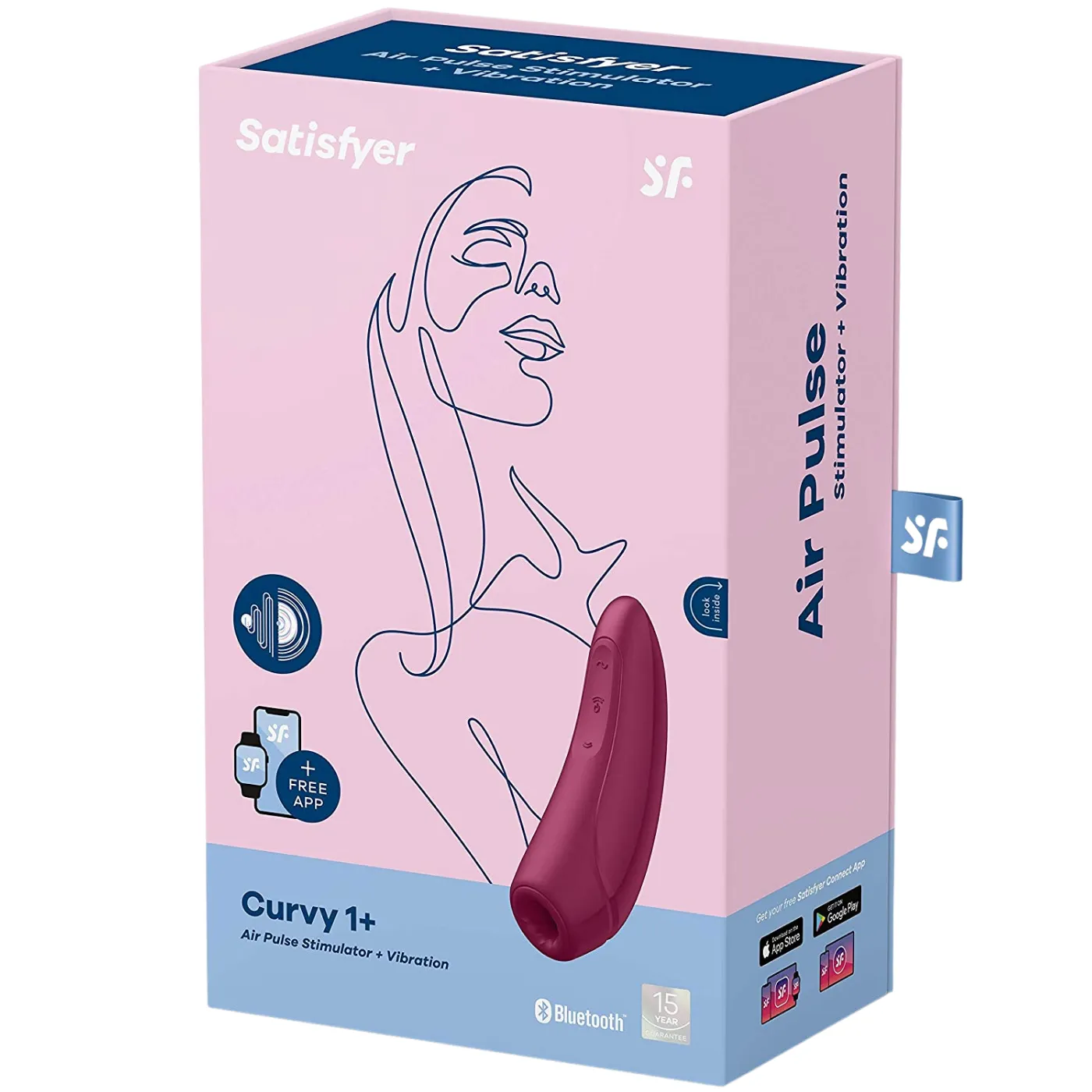 Satisfyer Curvy 1  Air Pulsating Vibrator