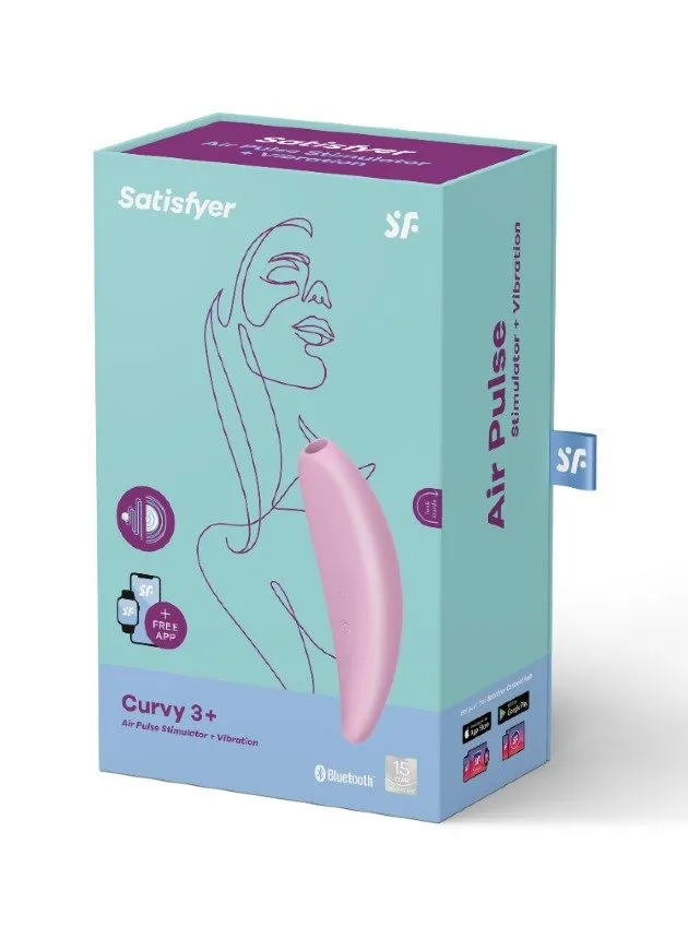 Satisfyer - Curvy 3  App-Controlled Clitoral Stimulator