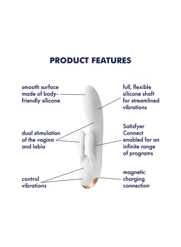 Satisfyer Double Flex App-Controlled Rabbit Vibrator