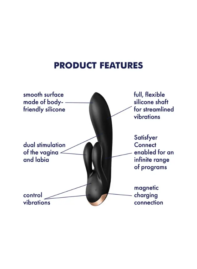 Satisfyer Double Flex App-Controlled Rabbit Vibrator