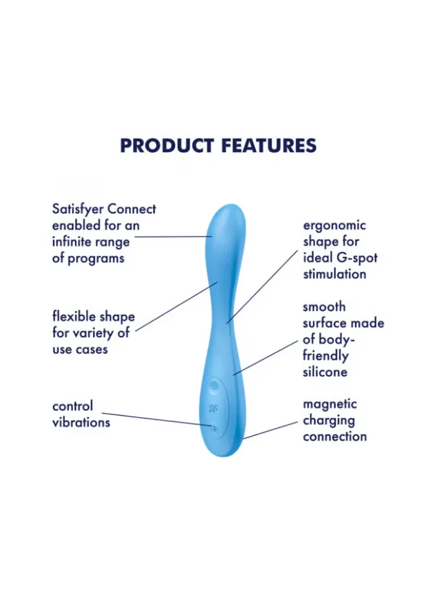 Satisfyer G-Spot Flex 4 App-Controlled Multi Vibrator