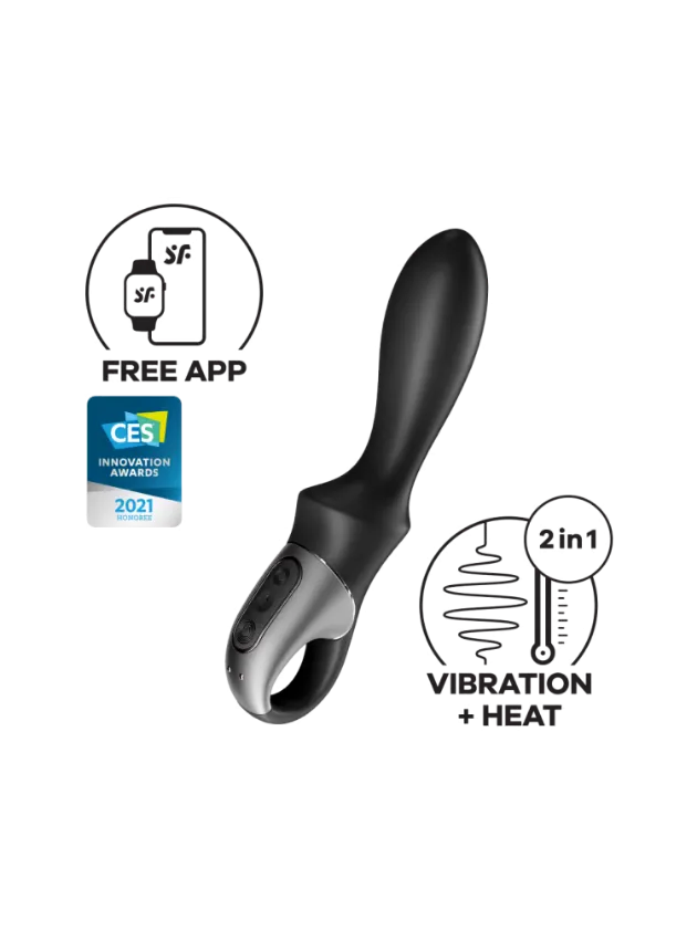 Satisfyer Heat Climax App-Controlled G-Spot Vibrator Black