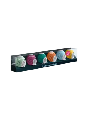Satisfyer Masturbator Eggs Set of 6 Multi-colored
