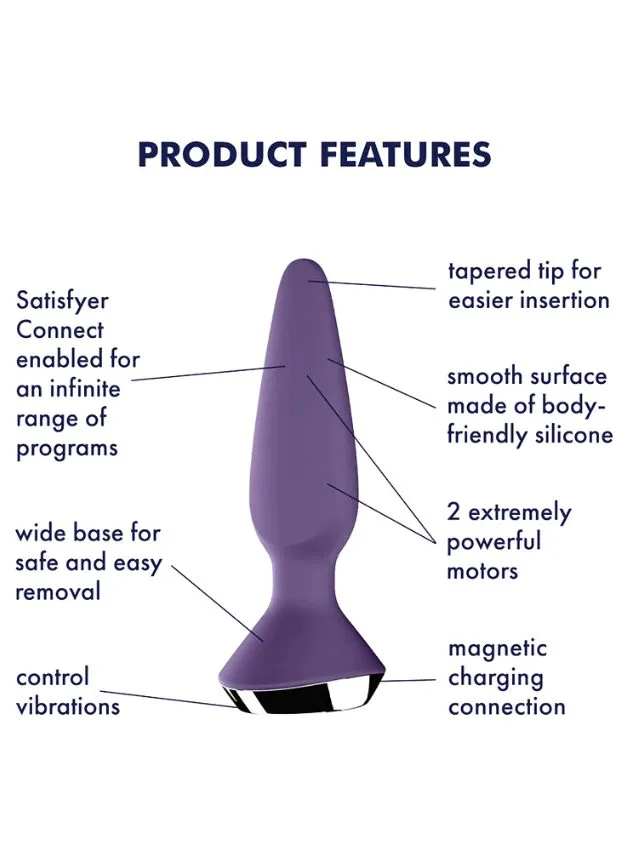 Satisfyer Plug-ilicious 1 App-Controlled Vibrating Anal Plug