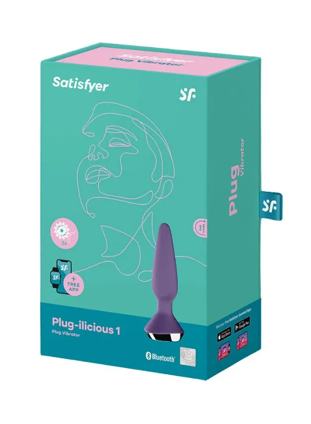 Satisfyer Plug-ilicious 1 App-Controlled Vibrating Anal Plug