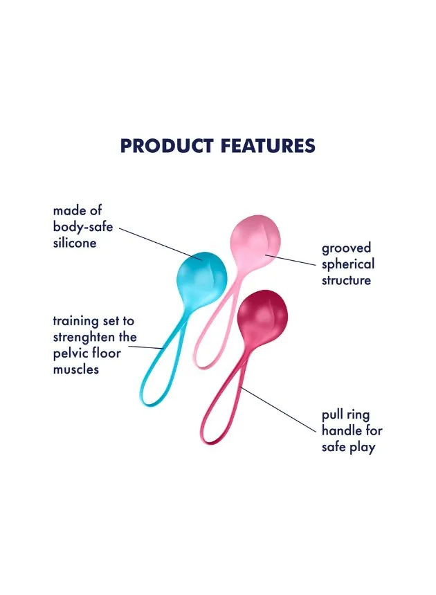 Satisfyer Strengthening Balls Single Kegel Balls Set of 3