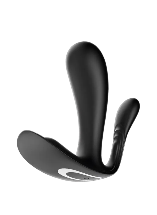 Satisfyer Top Secret  App-Controlled Vibrating G-Spot and Anal Stimulator Black