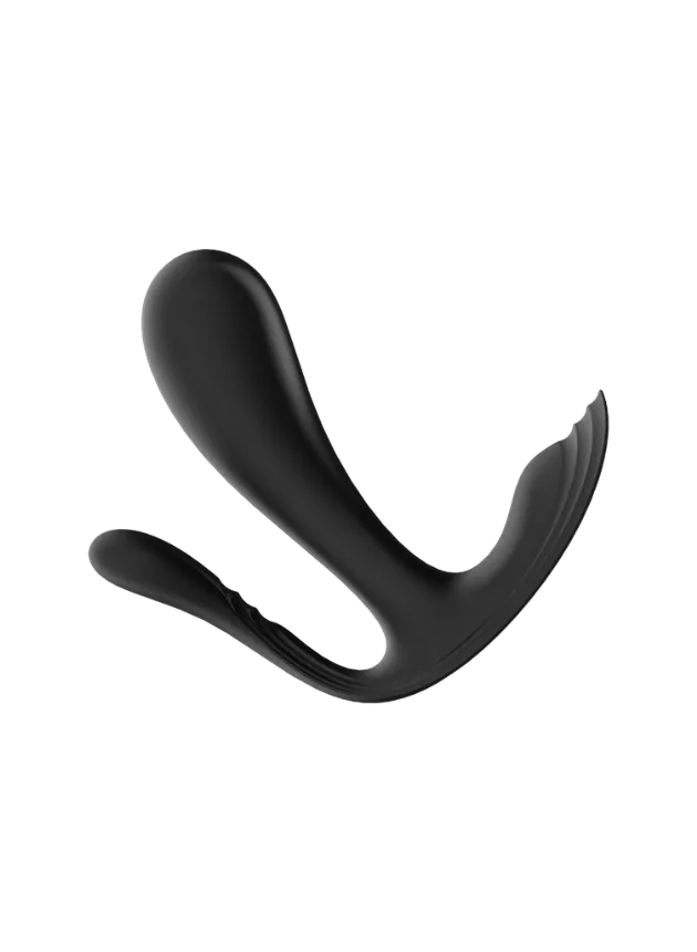Satisfyer Top Secret  App-Controlled Vibrating G-Spot and Anal Stimulator Black