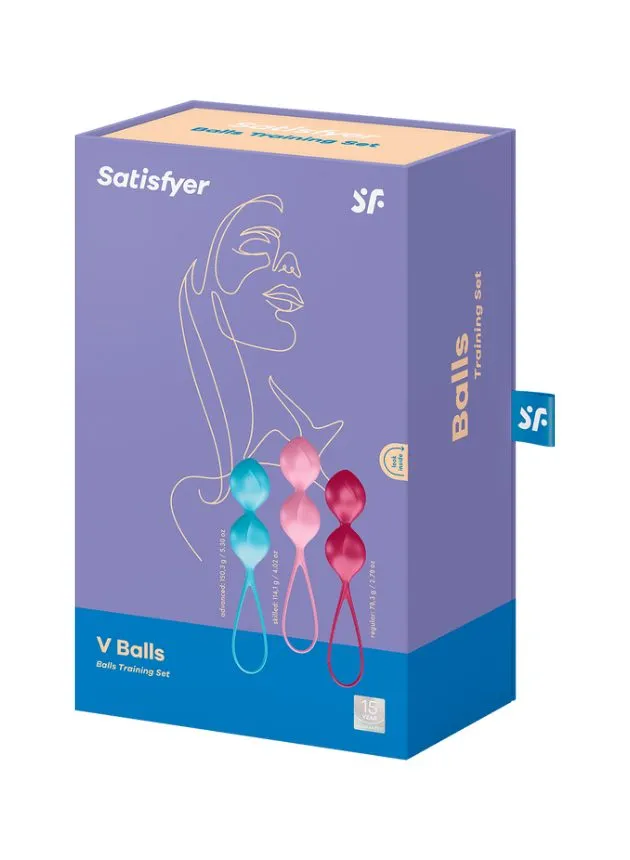 Satisfyer V Balls Training Double Kegel Balls Set of 3