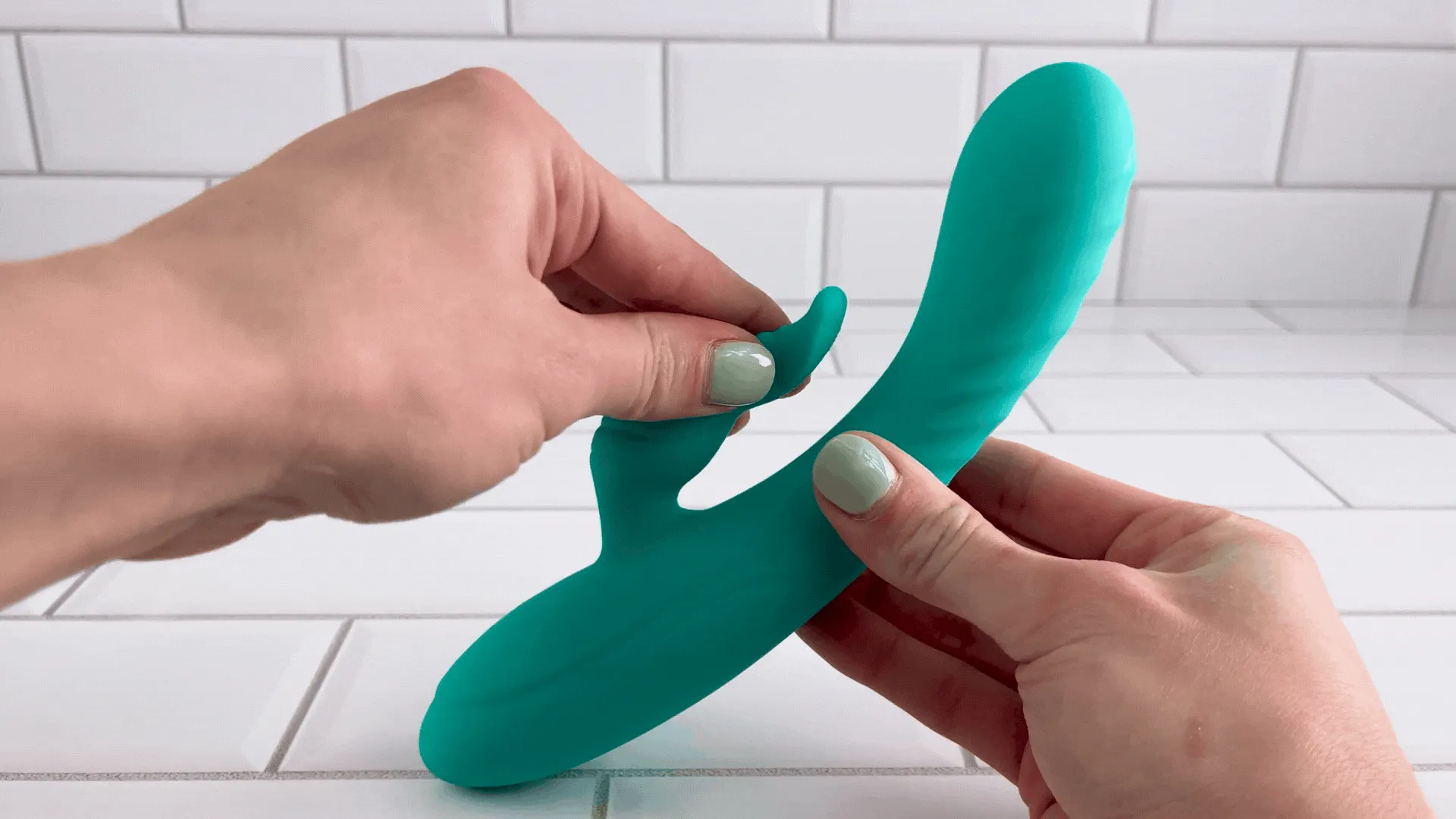 Sayuri Luxury Silicone Dual-Action Clit & G-Spot Massager