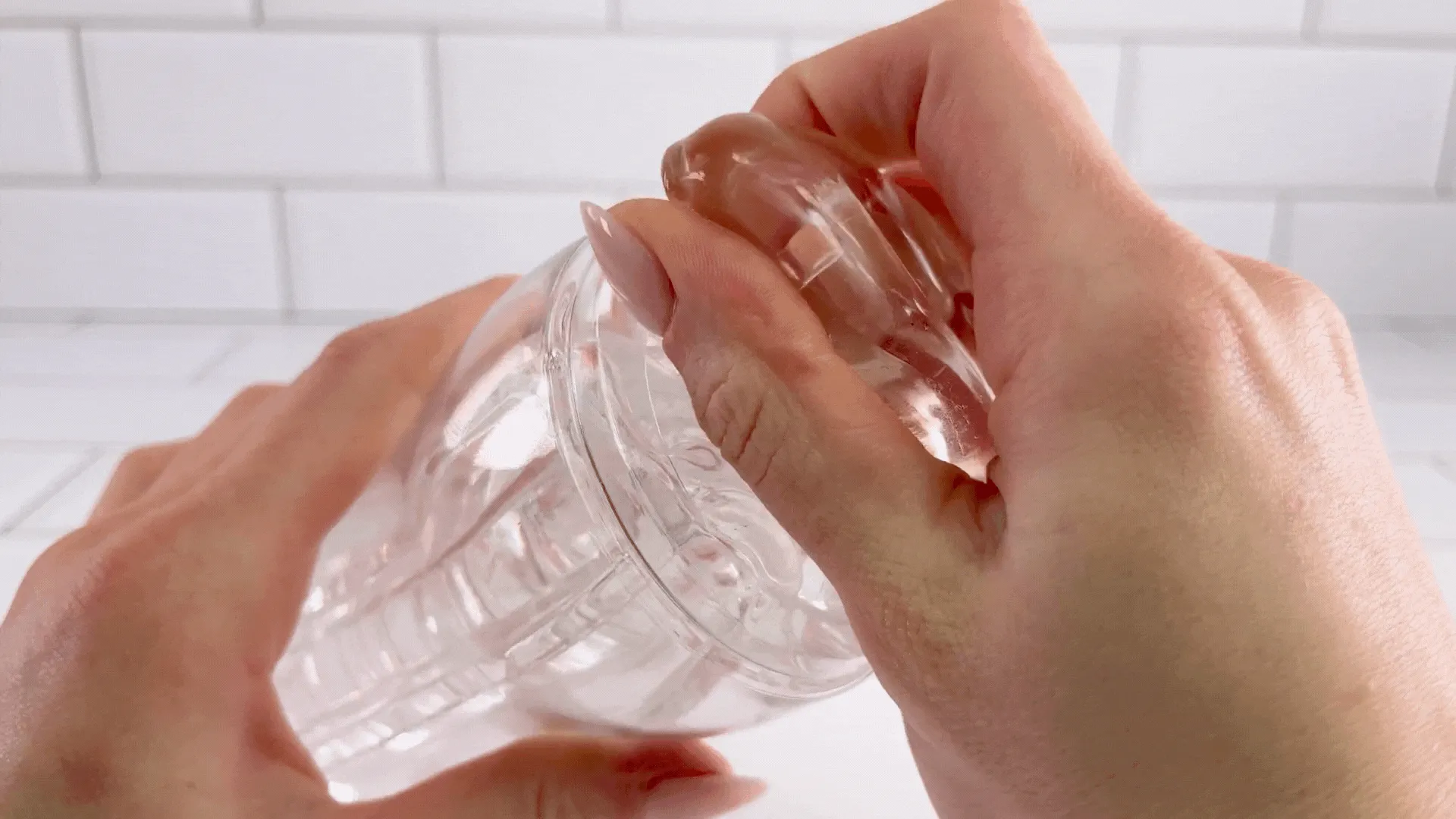 See Through Me - Clear Sucking Masturbator with Pleasure Nubs