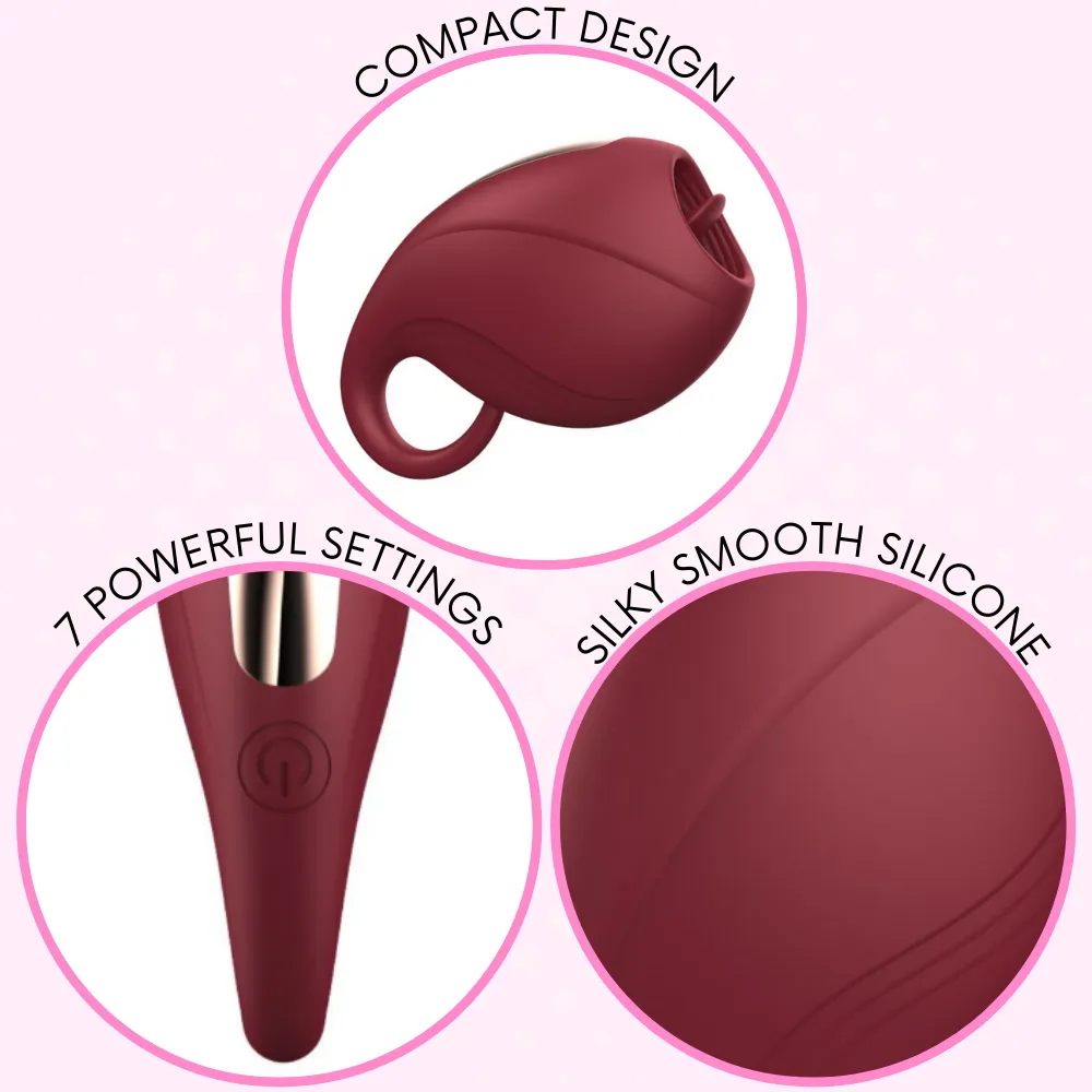 Silicone Lil' Lapper Mini Clit Licker - Perfect for Nipple Play Too!