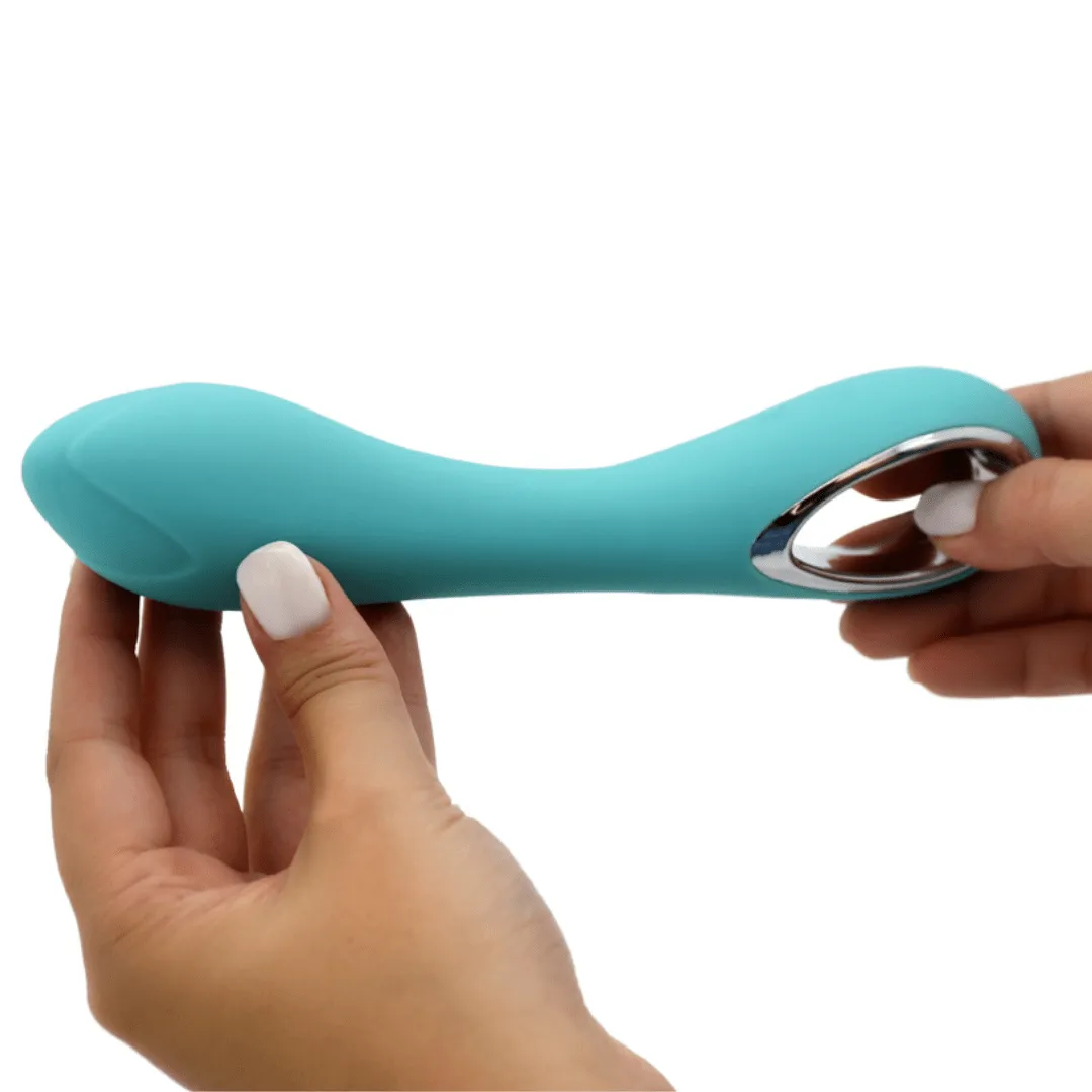 Silicone Multi-Function G-Spot Vibrator With Looped Handle