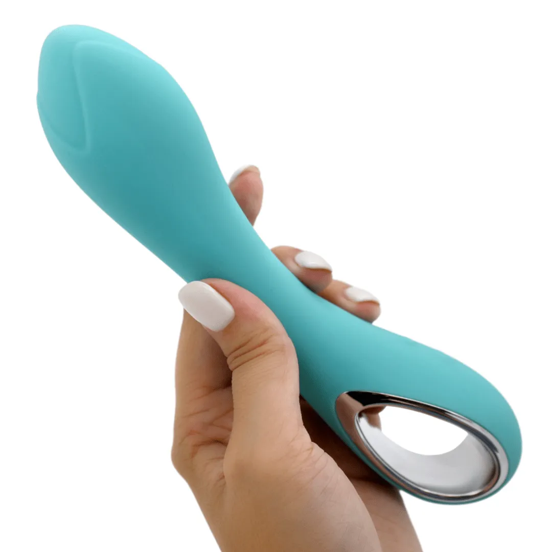 Silicone Multi-Function G-Spot Vibrator With Looped Handle