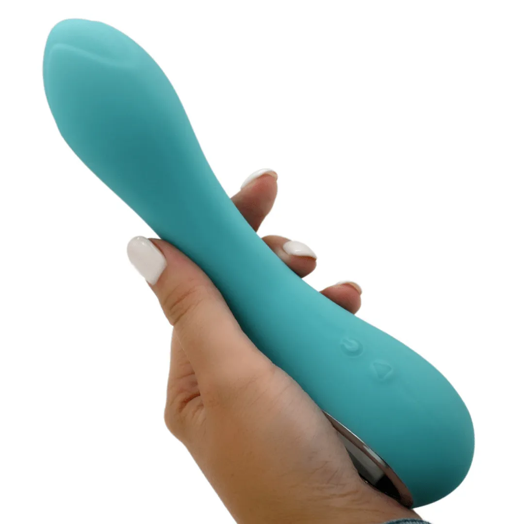 Silicone Multi-Function G-Spot Vibrator With Looped Handle
