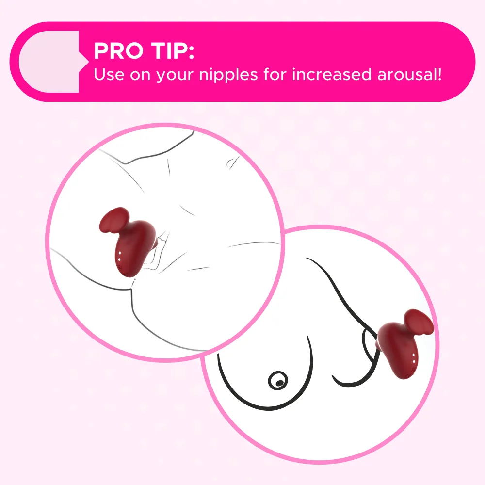 Silicone Pussy Pal Air Pulse Vibrator - Fits in Your Hand!