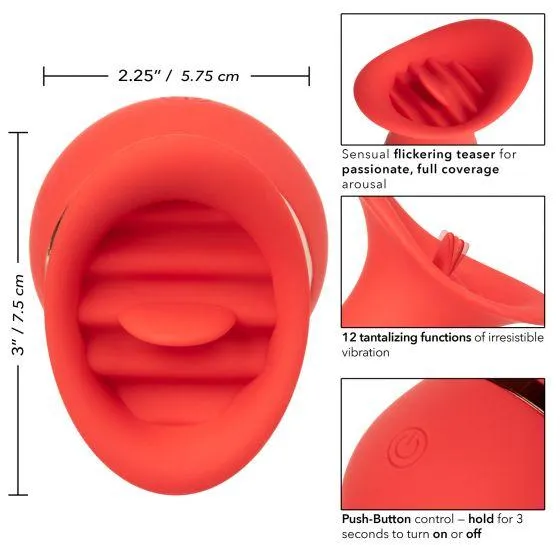 Silicone Rechargeable Flickering Clit Teaser