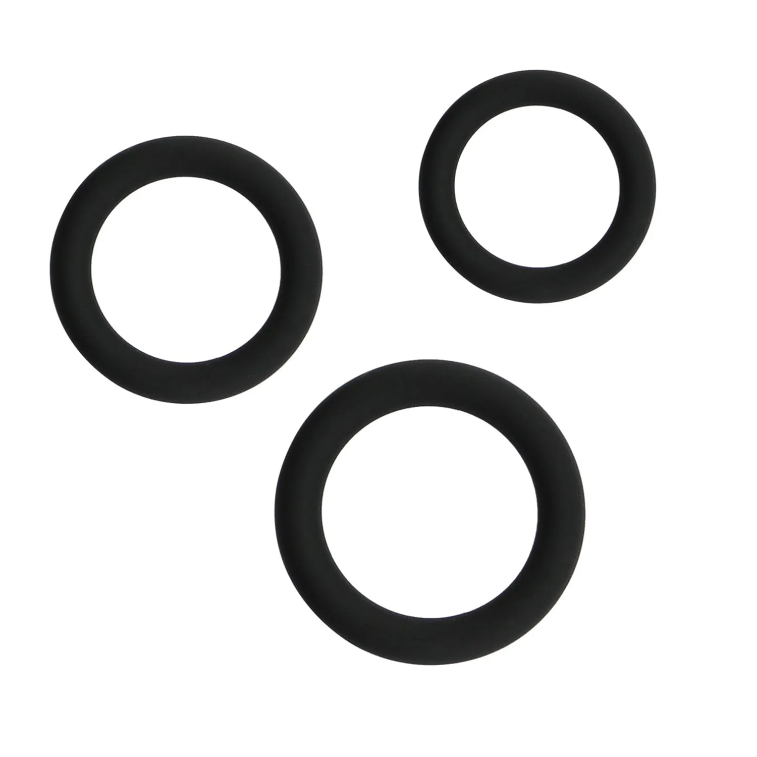 Silicone Thick Erection Stacking Cock Ring Set