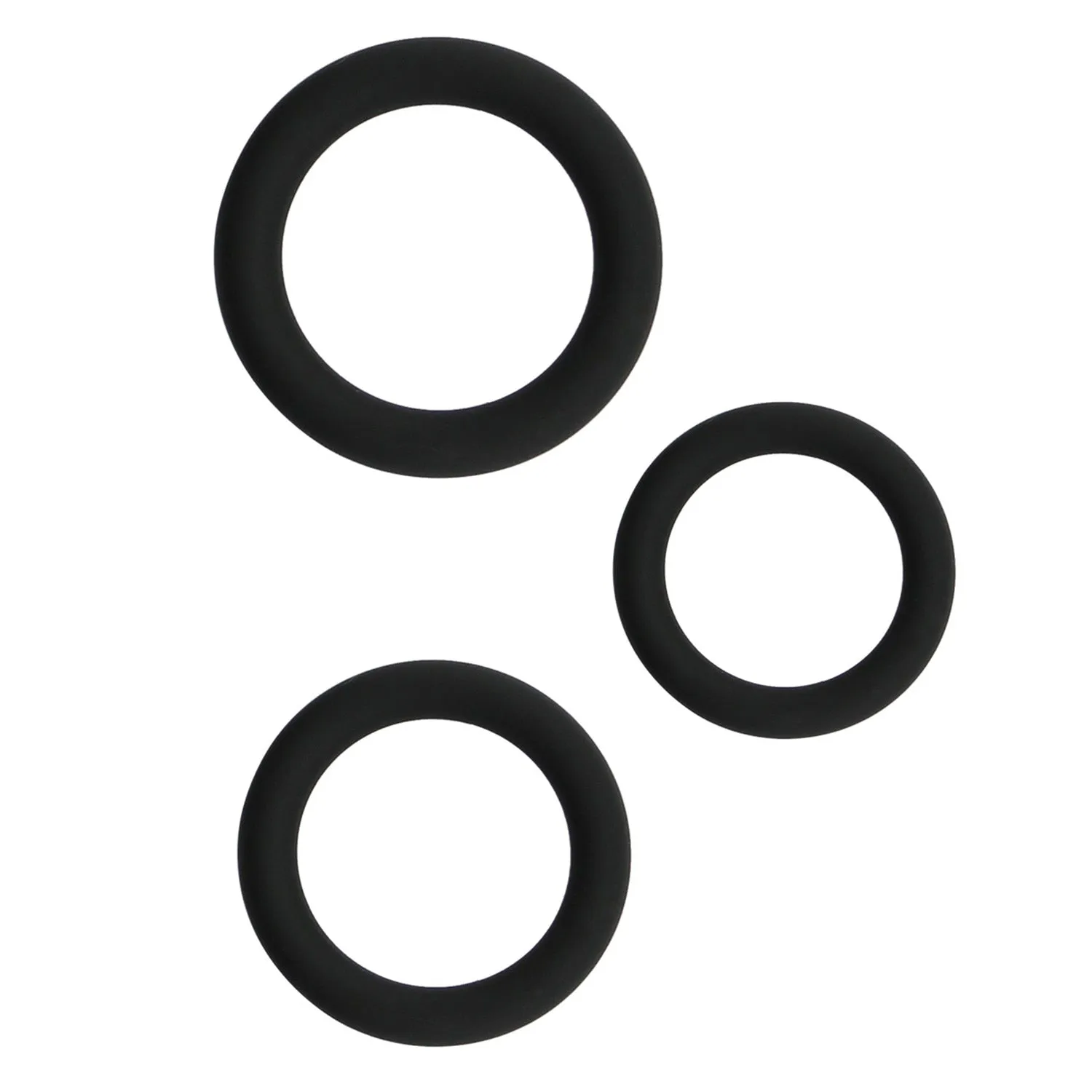 Silicone Thick Erection Stacking Cock Ring Set