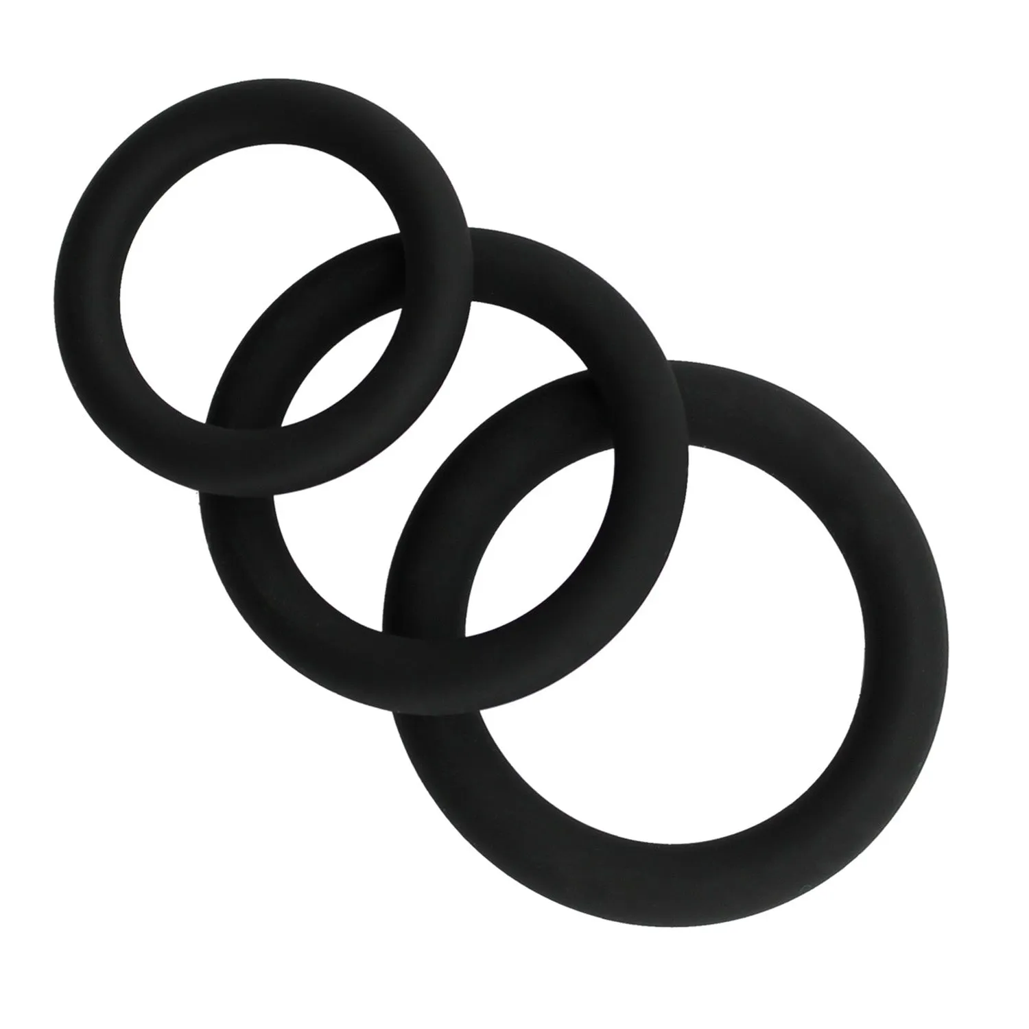 Silicone Thick Erection Stacking Cock Ring Set