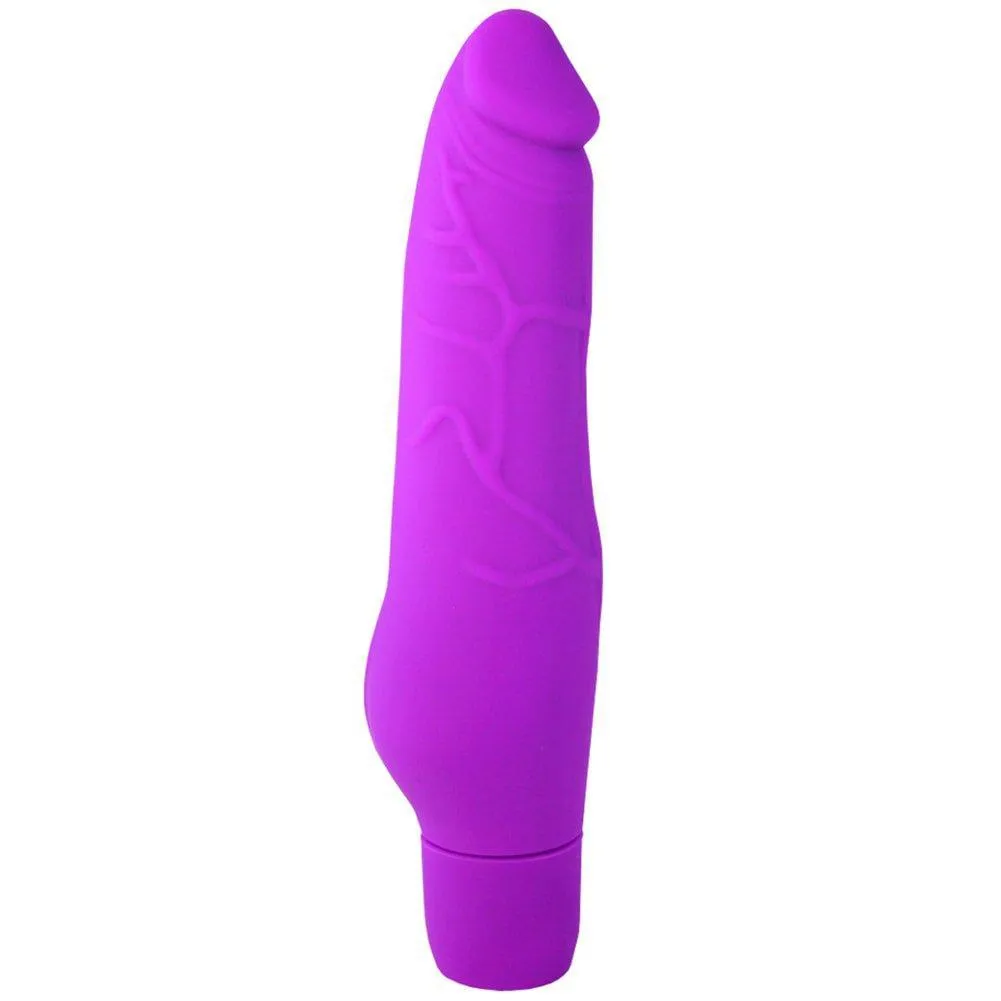 Silicone Vibrating Dildo with Realistic Penis Shape