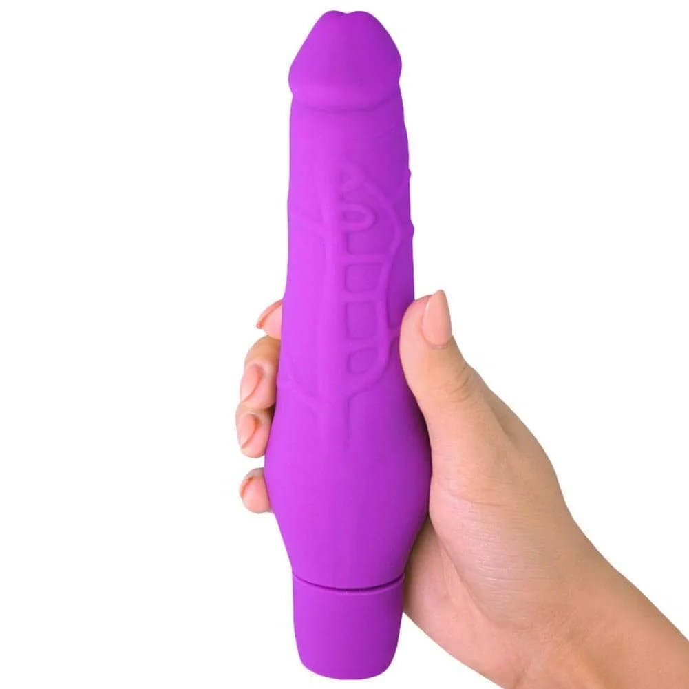 Silicone Vibrating Dildo with Realistic Penis Shape