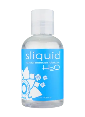 Sliquid Naturals H2O Waterbased Lubricant 125ml