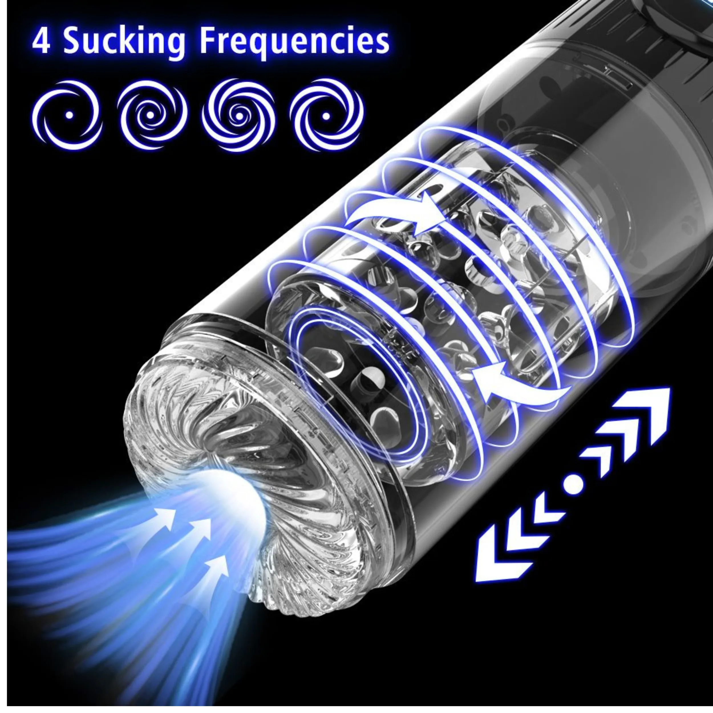 Spinning Suction Stroker - Thrusting & Rotating Male Masturbator