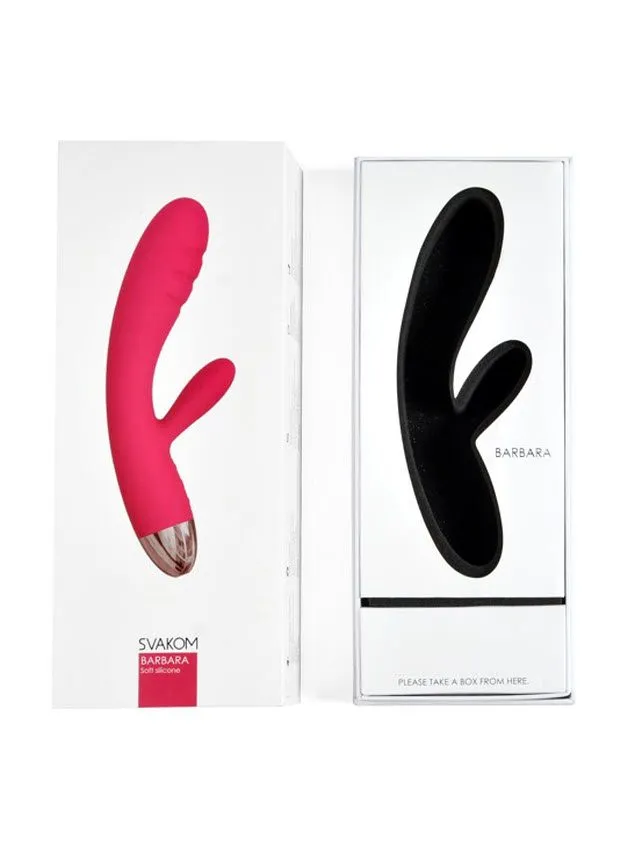 SVAKOM Barbara Ultra Soft Pale Pink Rabbit Vibrator