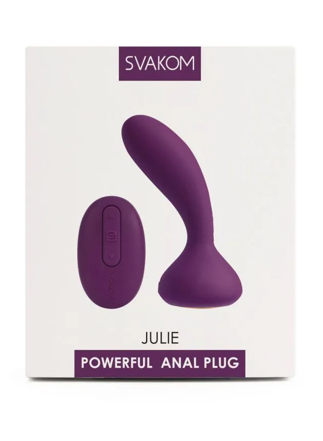 SVAKOM Julie Remote-Controlled Vibrating Butt Plug