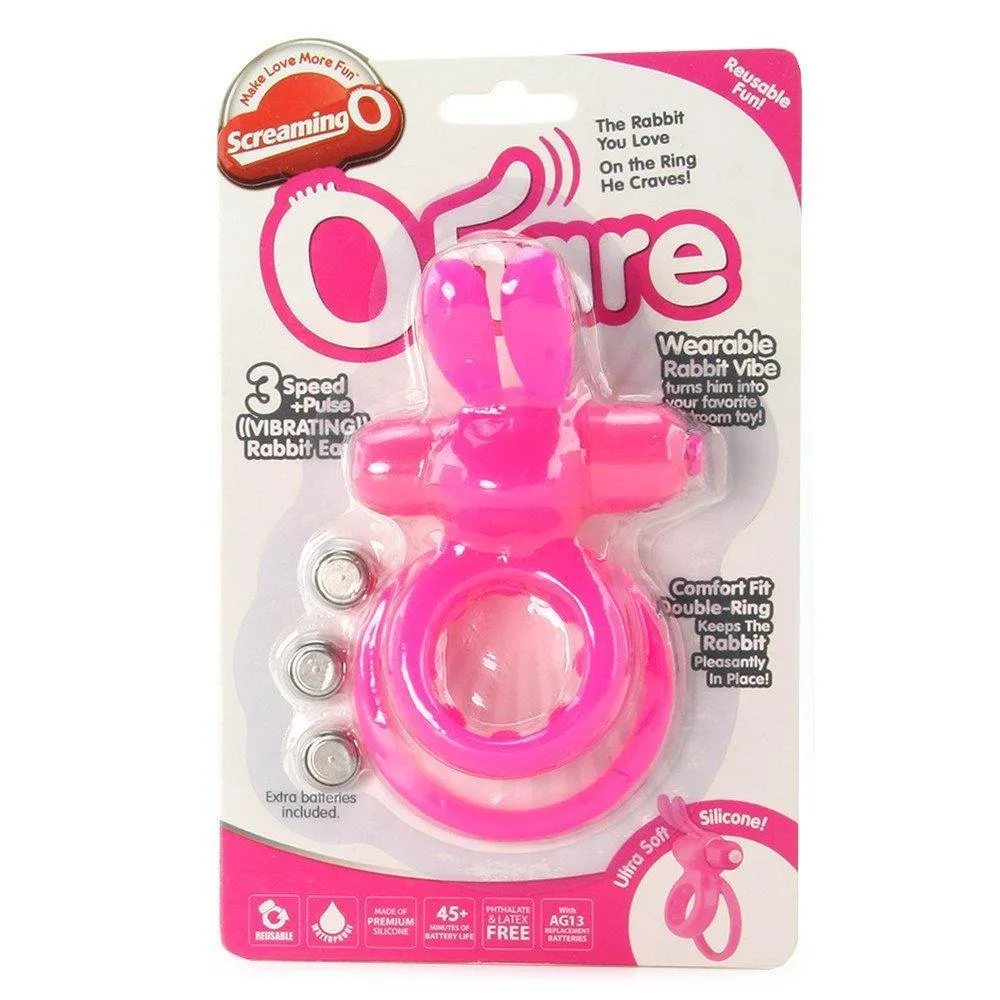 The O'Hare Wearable Rabbit Cock Ring