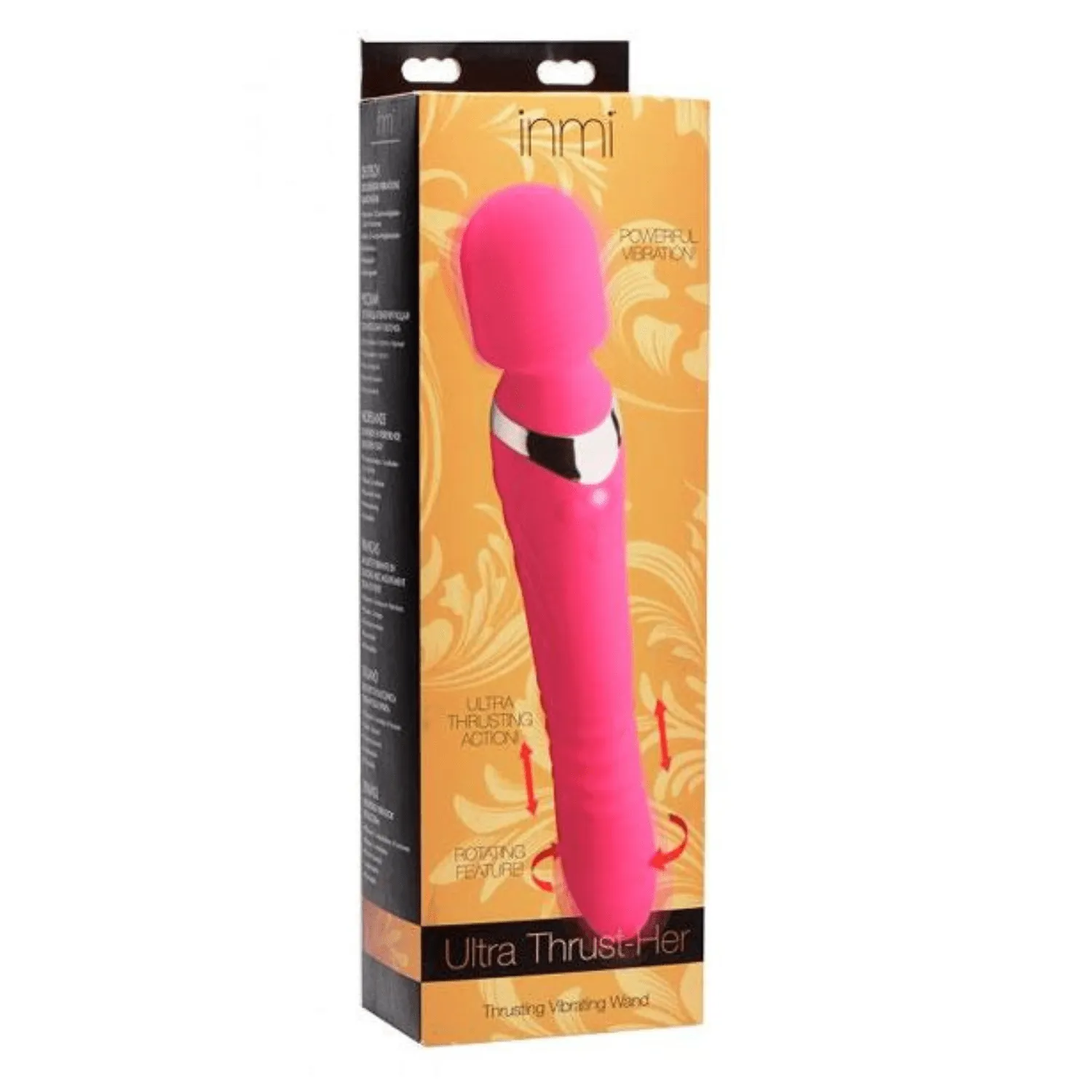 Thrusting. Rotating. & Vibrating Wand Massager | Thrusting Tension Relief Body Wand