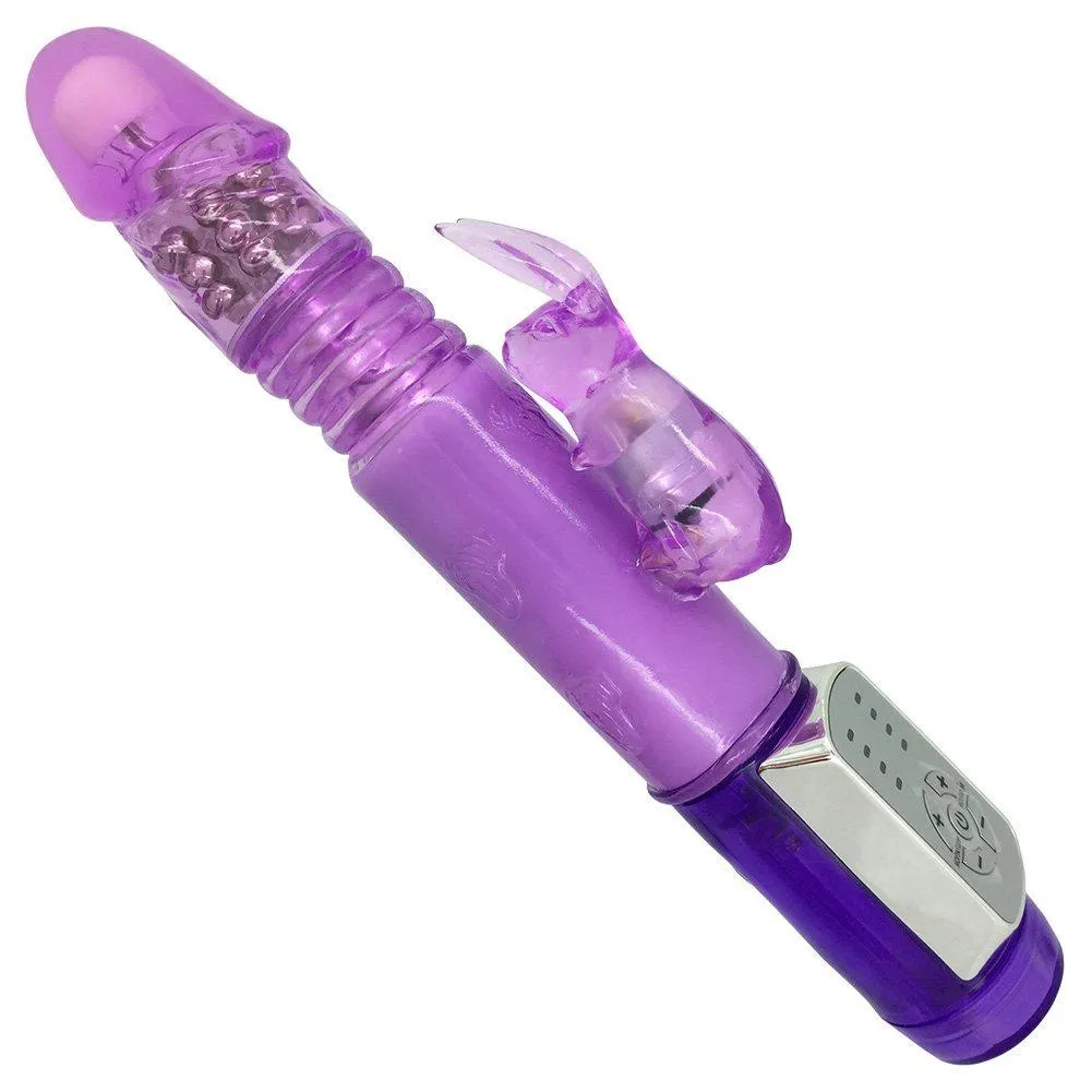Thrusting Stroking Rabbit Vibrator