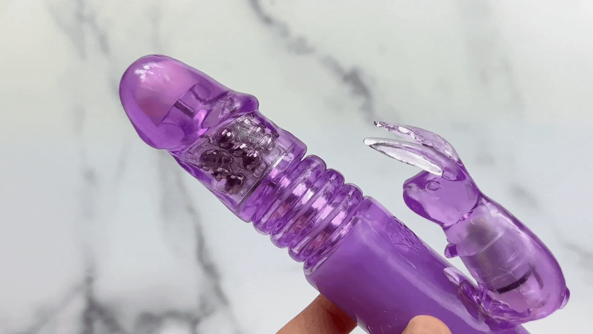 Thrusting Stroking Rabbit Vibrator