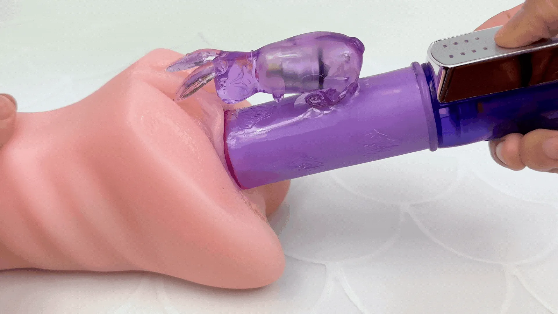 Thrusting Stroking Rabbit Vibrator