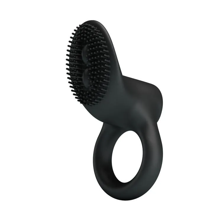 Touch-Activated Vibrating Silicone Cock Ring