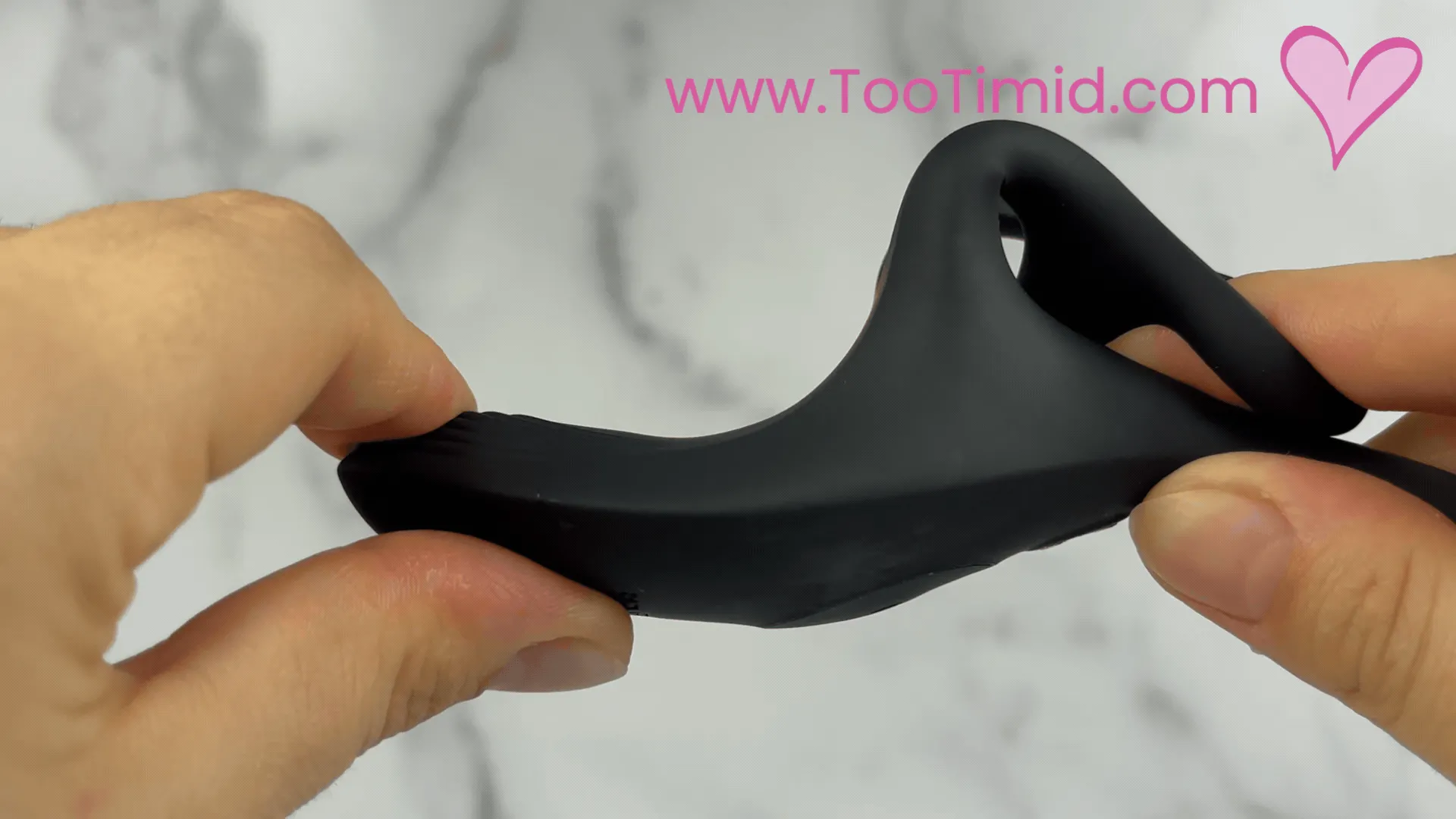 Triple Stimulating Vibrating Silicone Cock Ring with Remote - Penis. Scrotum. and Anal Vibes!