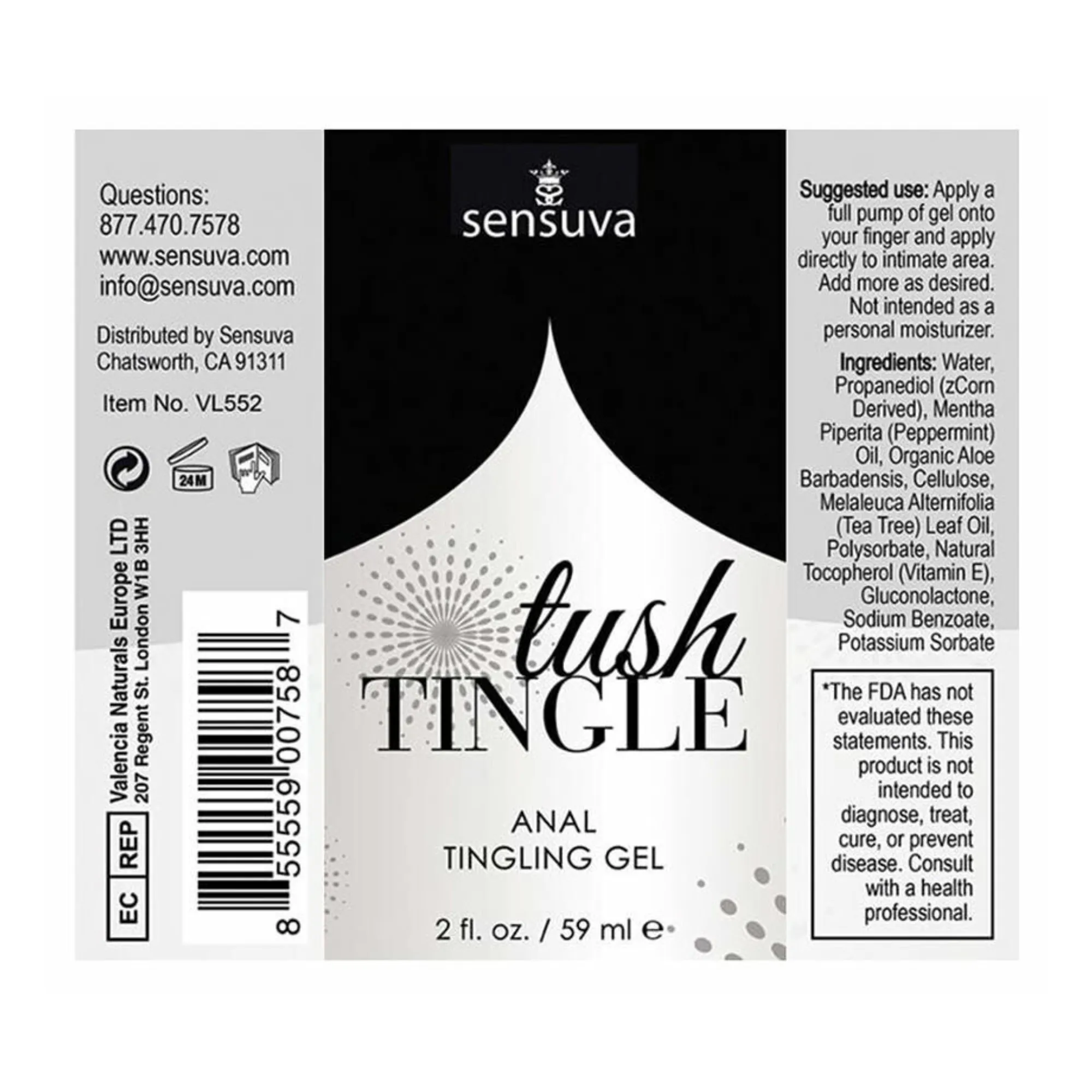 Tush Tingle Anal Tingling Gel