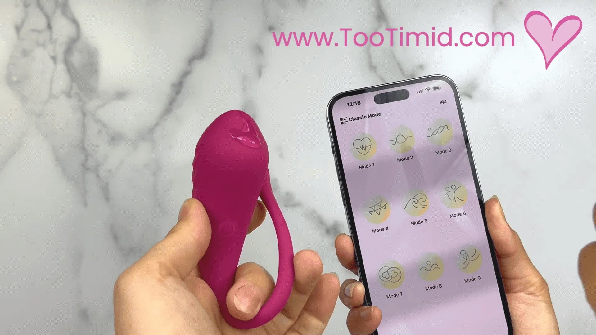 Vibrating G-Spot Egg Massager with App