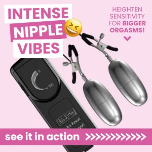 Vibrating Power Bullet Nipple Clamps